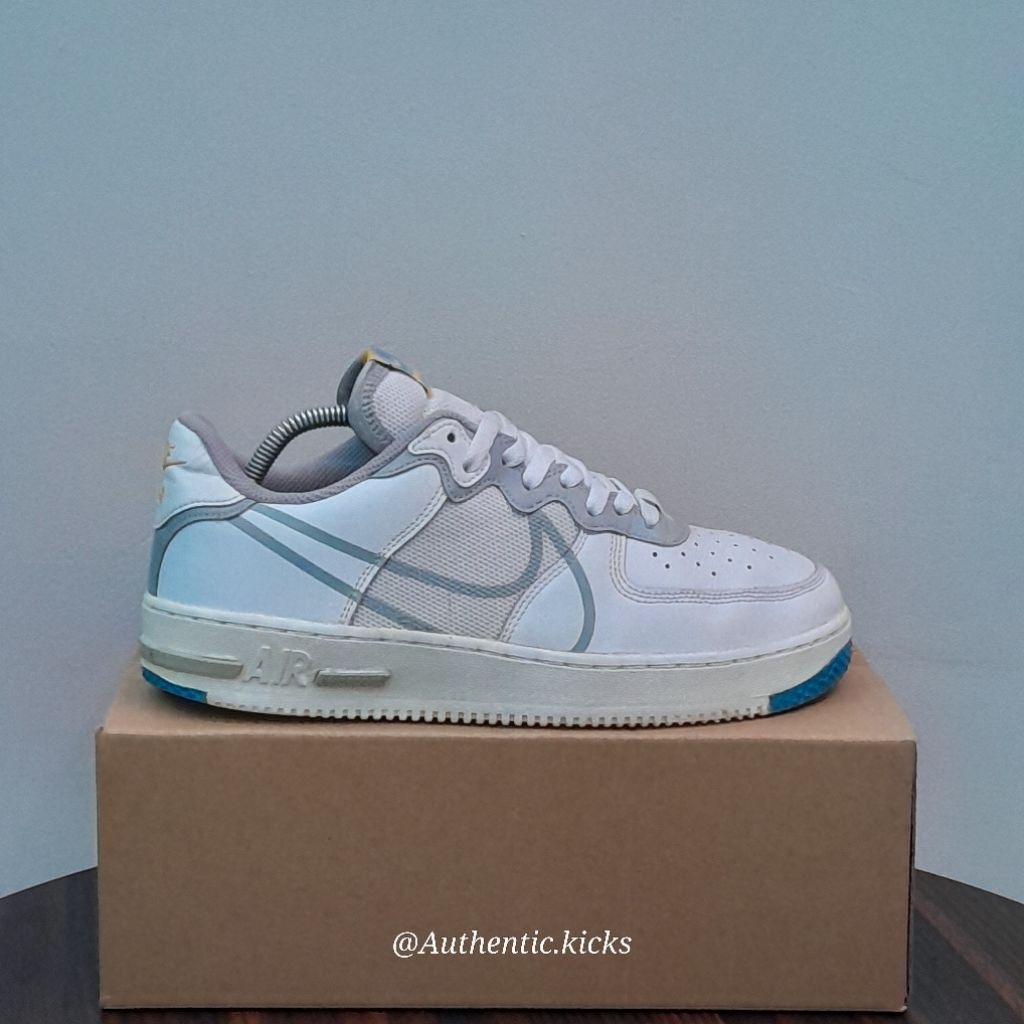 Sepatu Second Casual Nike Air Force 1 React D/MS/X Size 43 insole 27.5 cm Original Guarantee 100%