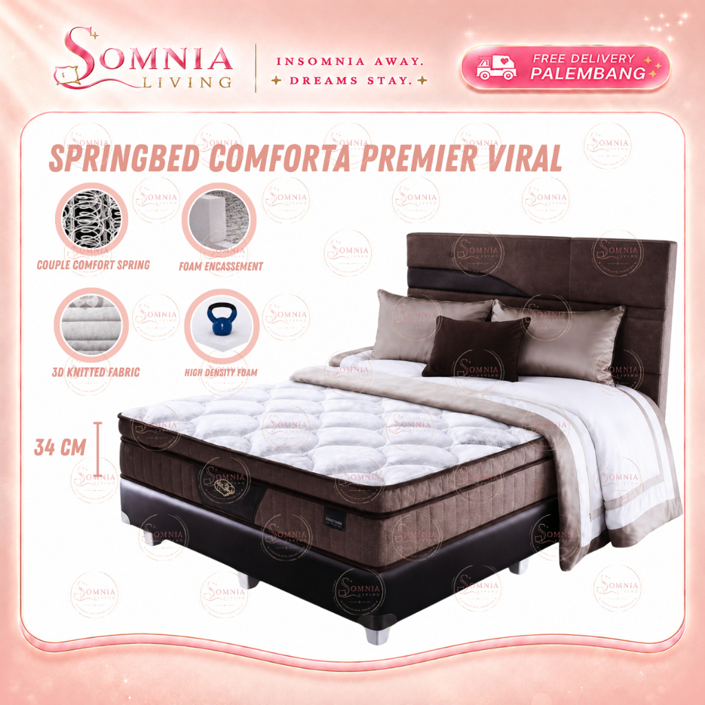 Springbed Comforta Premier Viral | Springbed Kasur Matras Comforta Murah Palembang | Furniture Murah