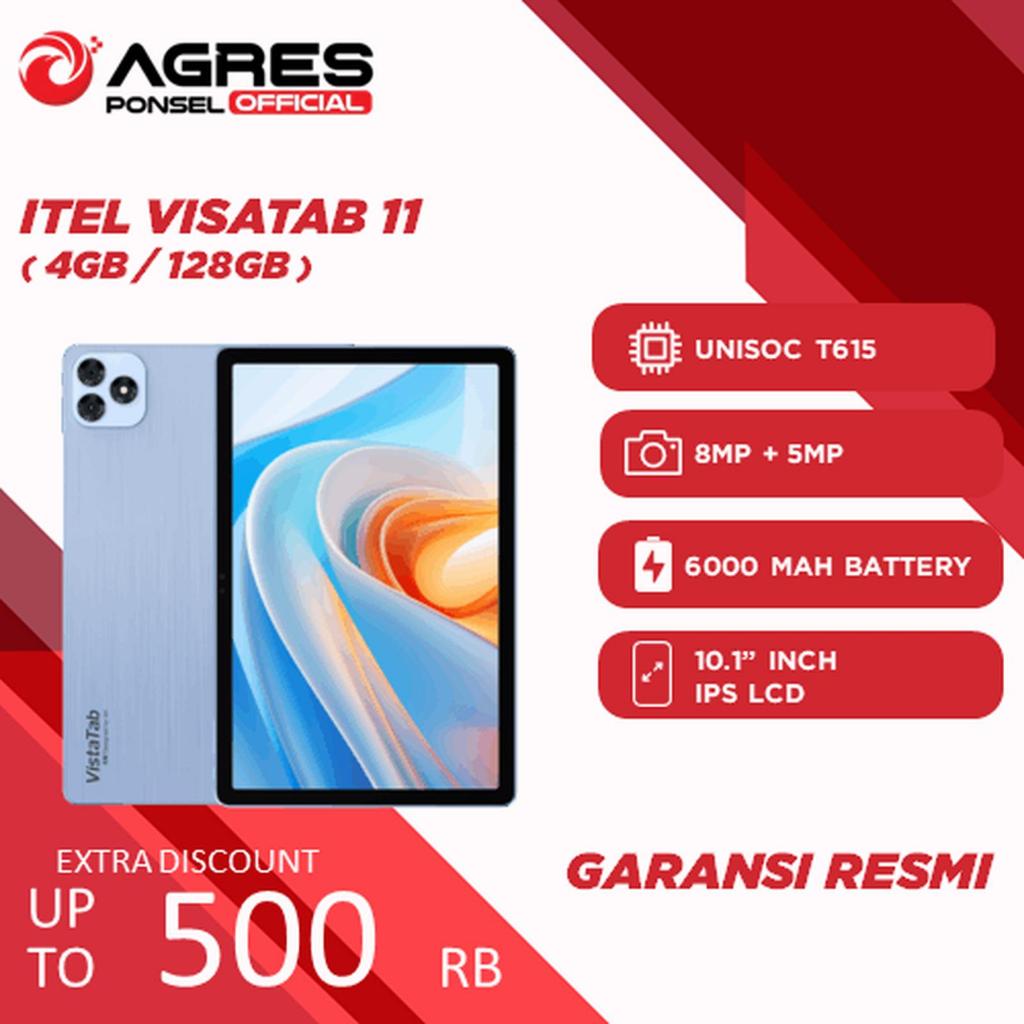 Itel VistaTab 11 4G LTE 4GB/128GB 10.1inch With Keyboard+Stylus Pen Garansi Resmi
