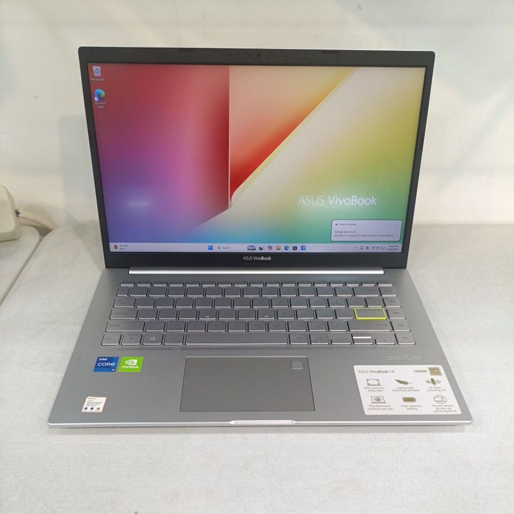 Asus VivoBook 14 X421EQY i7 gen 11 8/512Ssd Nvidia GeForce MX350