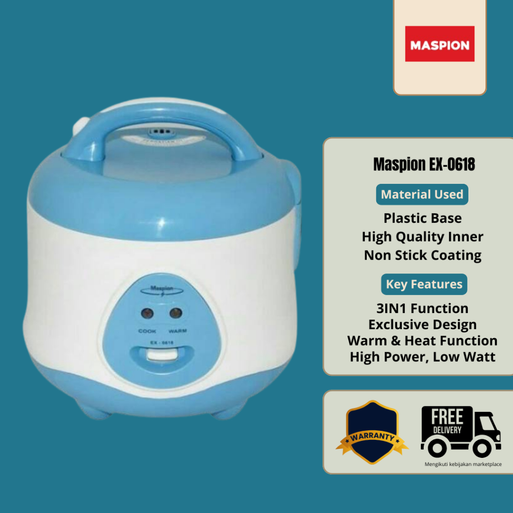 RICE COOKER MINI / RICE COOKER MASPION EX 0618 3IN1