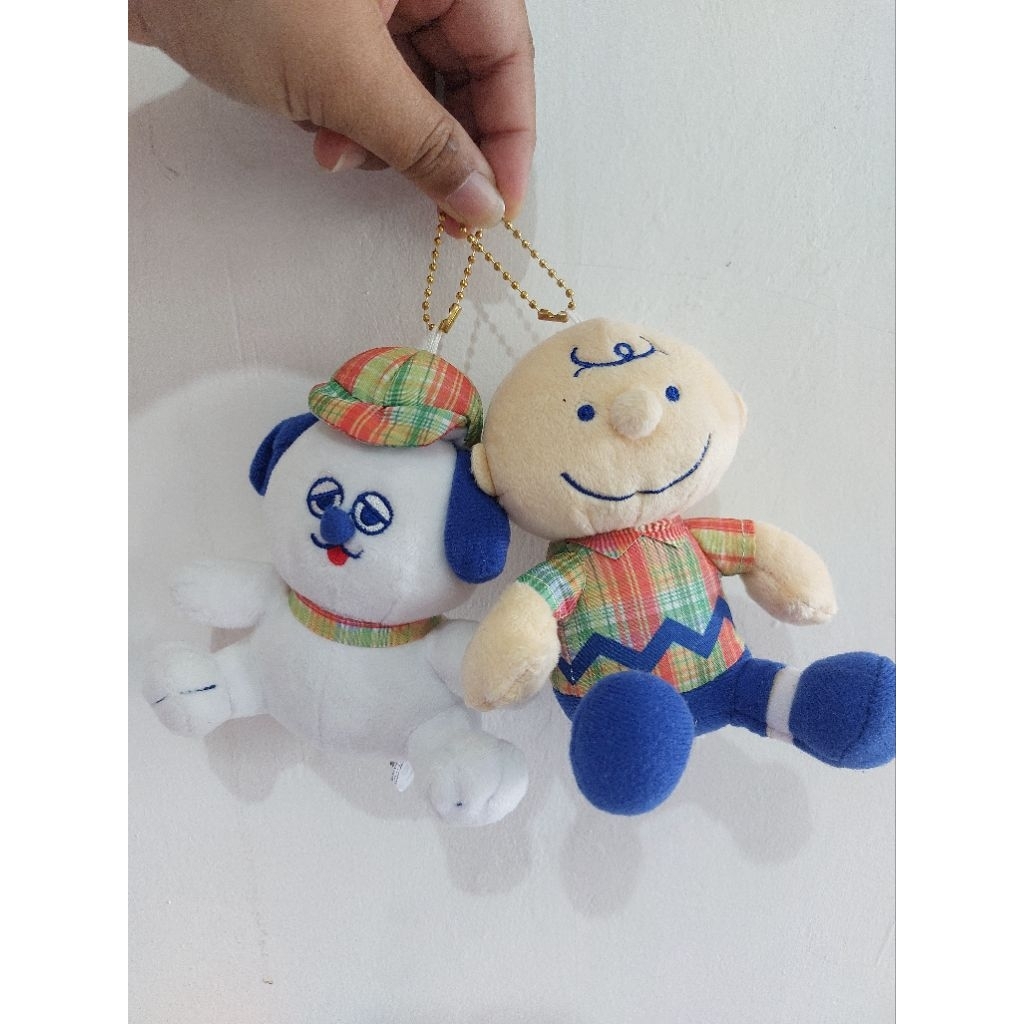 SNOOPY PEANUTS KEYCHAIN PLUSH, CHARLIE SNOOPY PEANUTS