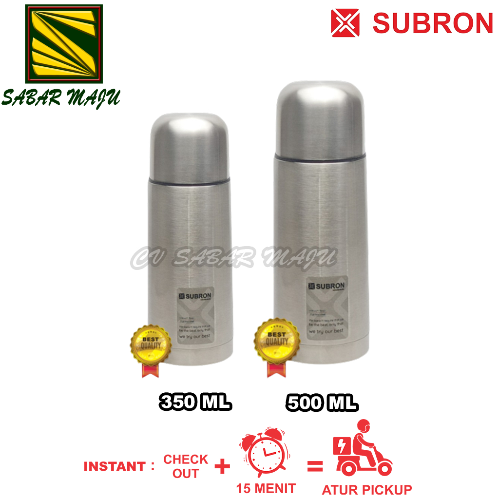 Subron Termos Air Panas, Termos Stainless Steel 350ml, 500ml