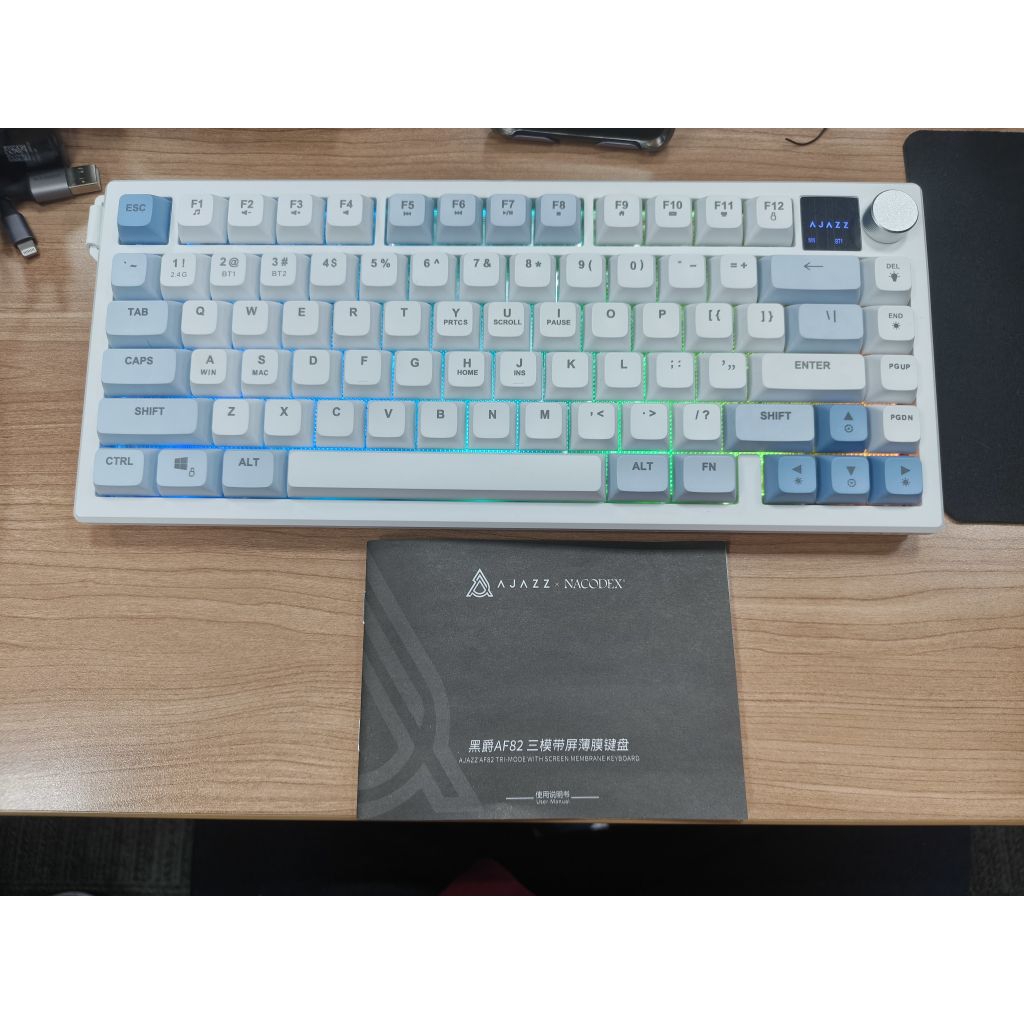 Keyboard Ajazz af82 New. Membrane keyboard