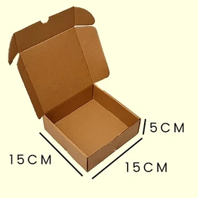 Kotak Box Mailer Box Die Cut Packing Polos Ukuran 15x15x5 Cm