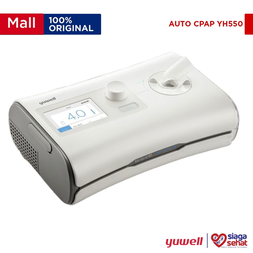 Yuwell YH-550 BreathCare ECO Auto CPAP Mesin Bantu Napas Sleep Apnea & Anti Mendengkur