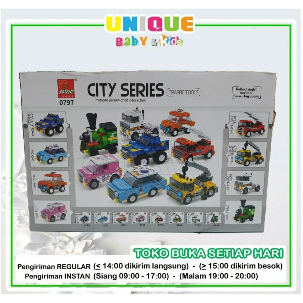 Mainan Block City Series 6+
