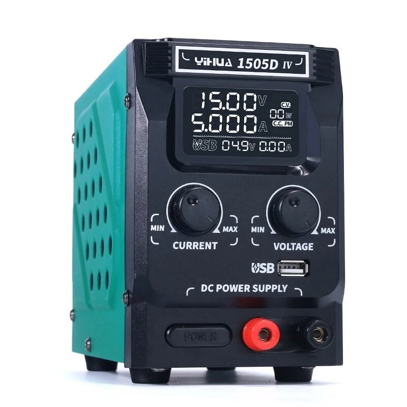 POWER SUPPLY DIGITAL YIHUA 1505D-IV 15V 5A USB FAST CHARGE ORIGINAL