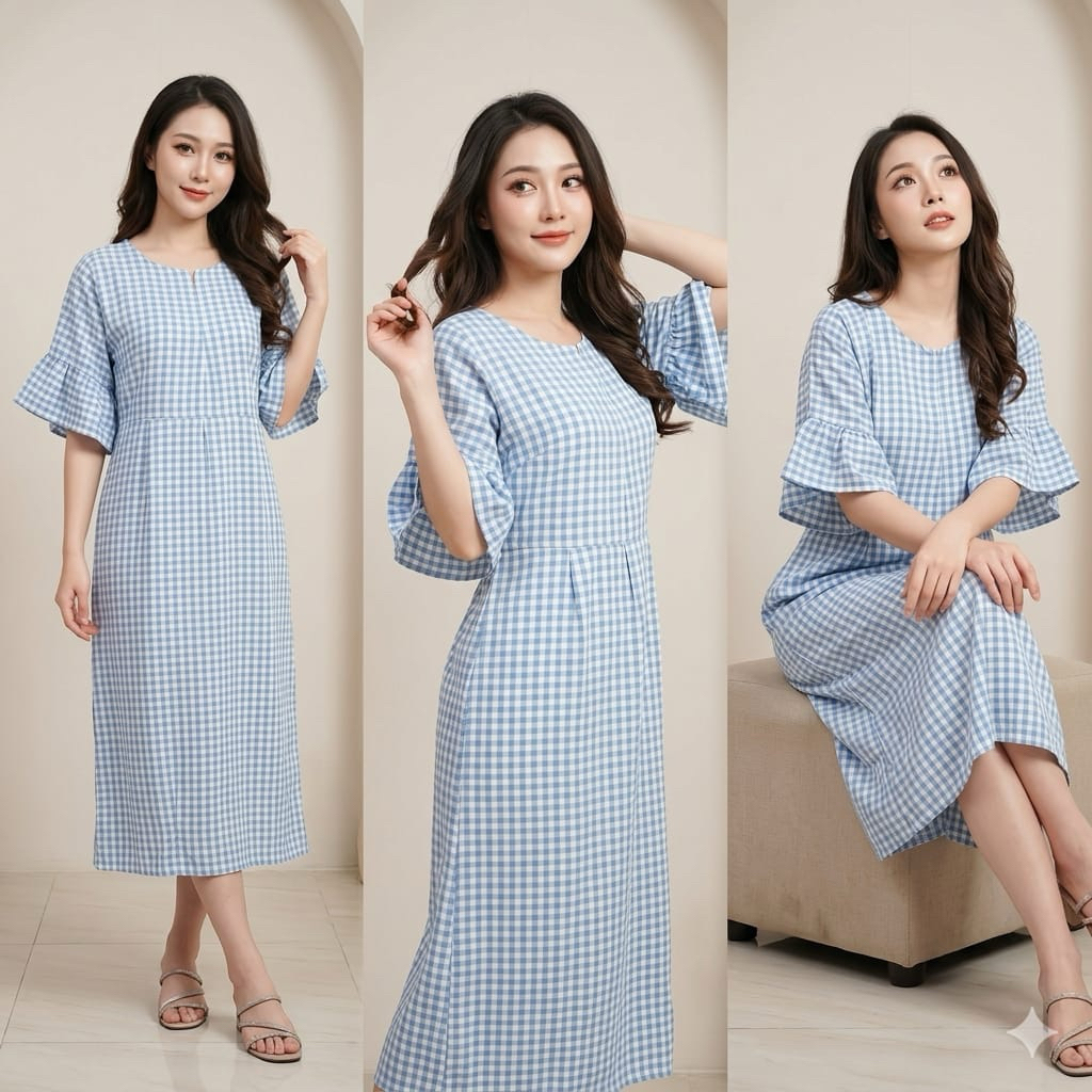 Daster rayon premium motif rijek printing-Daster rayon premium dewasa jumbo