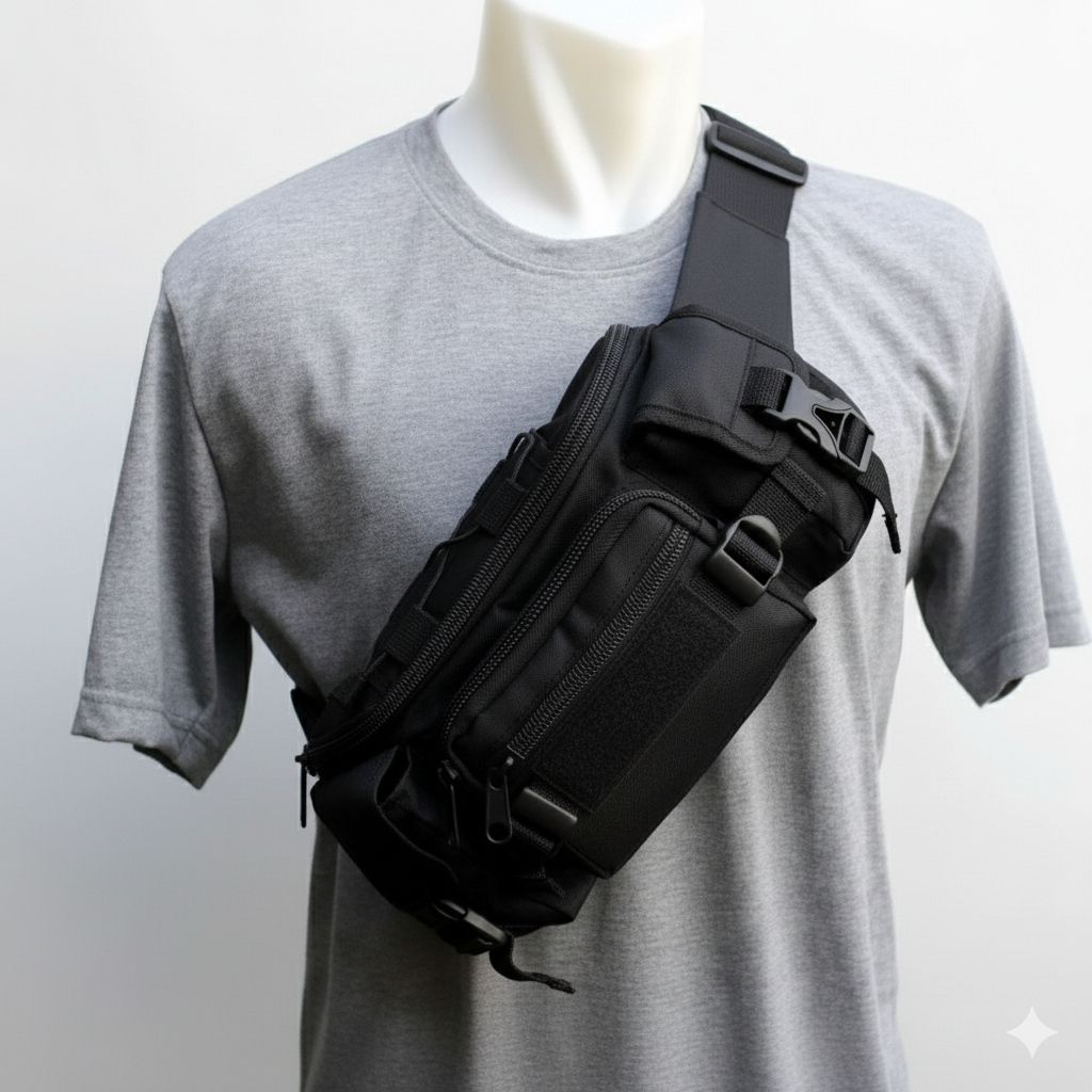 Waistbag Pria Tactical Army Tas Pria Tas Dada bisa COD