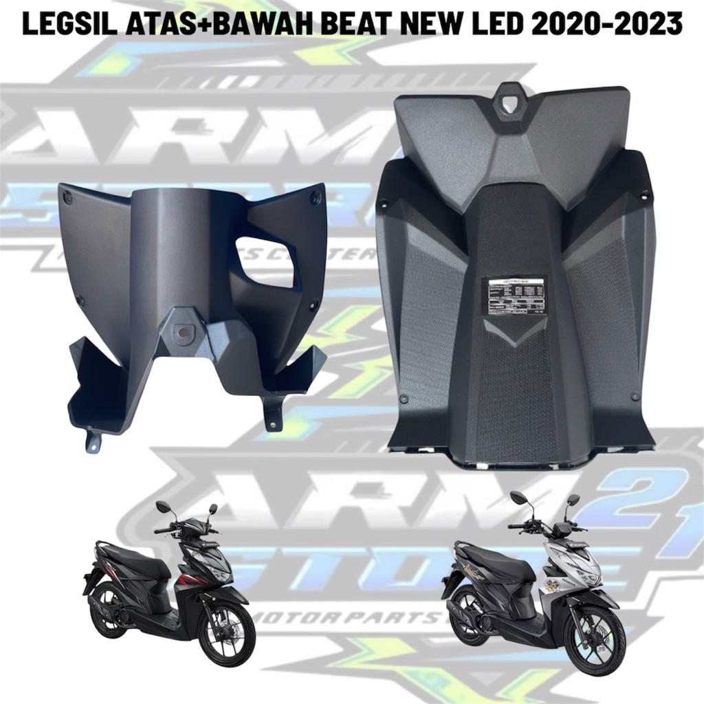 LEGSIL ATAS+BAWAH BEAT NEW LED 2020-2023 / DASBOR ATAS+BAWAH BEAT DELUXE & BEAT STREET LED 2020-2023