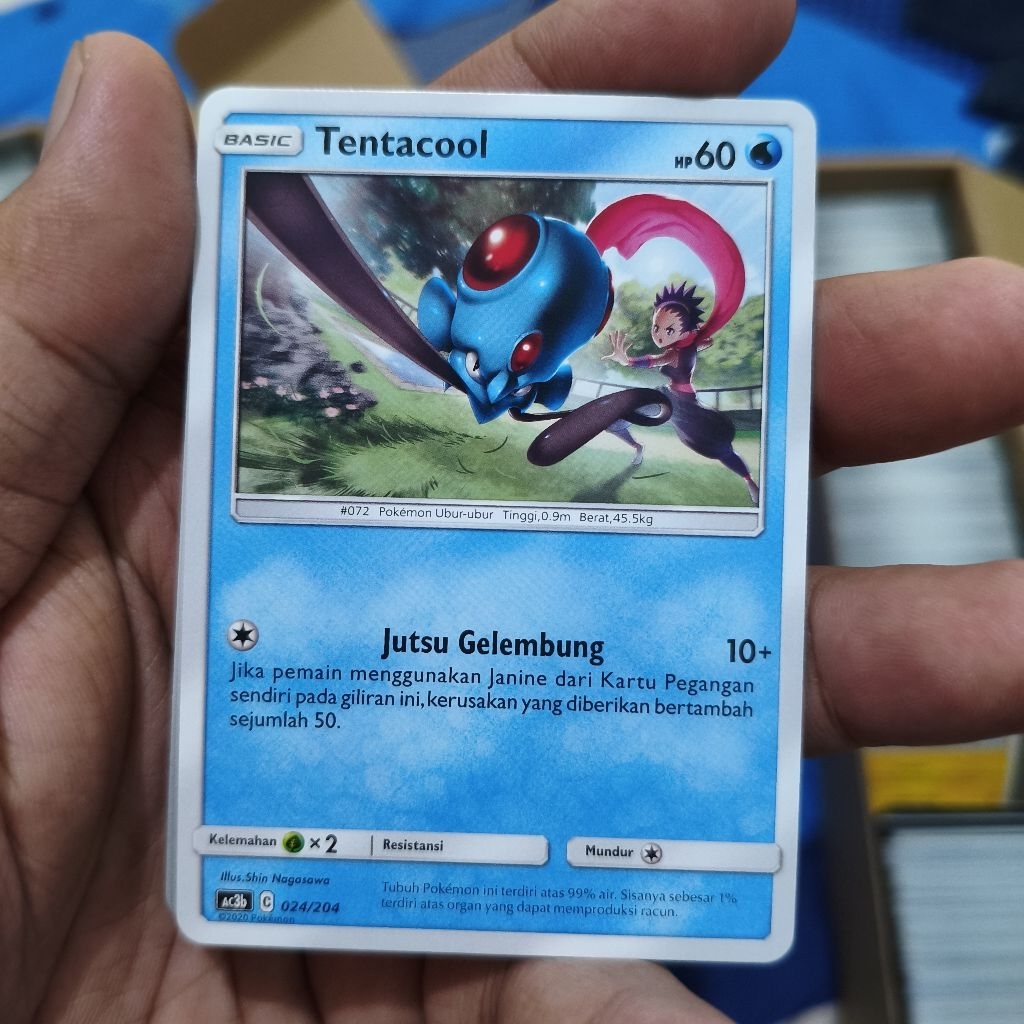 tentacool tcg pokemon / kartu pokemon