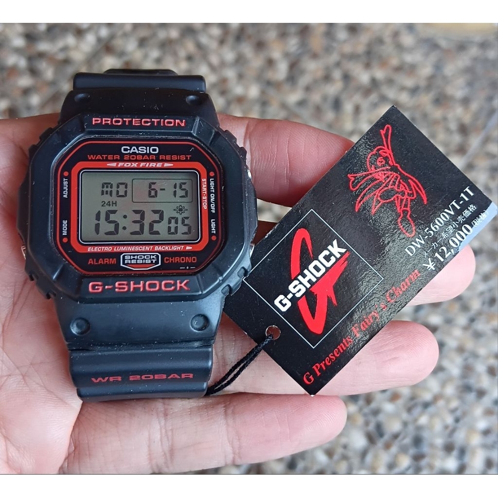 Casio G-Shock DW-5600VT Collabs Fairy Charm Second/Bekas/Preloved