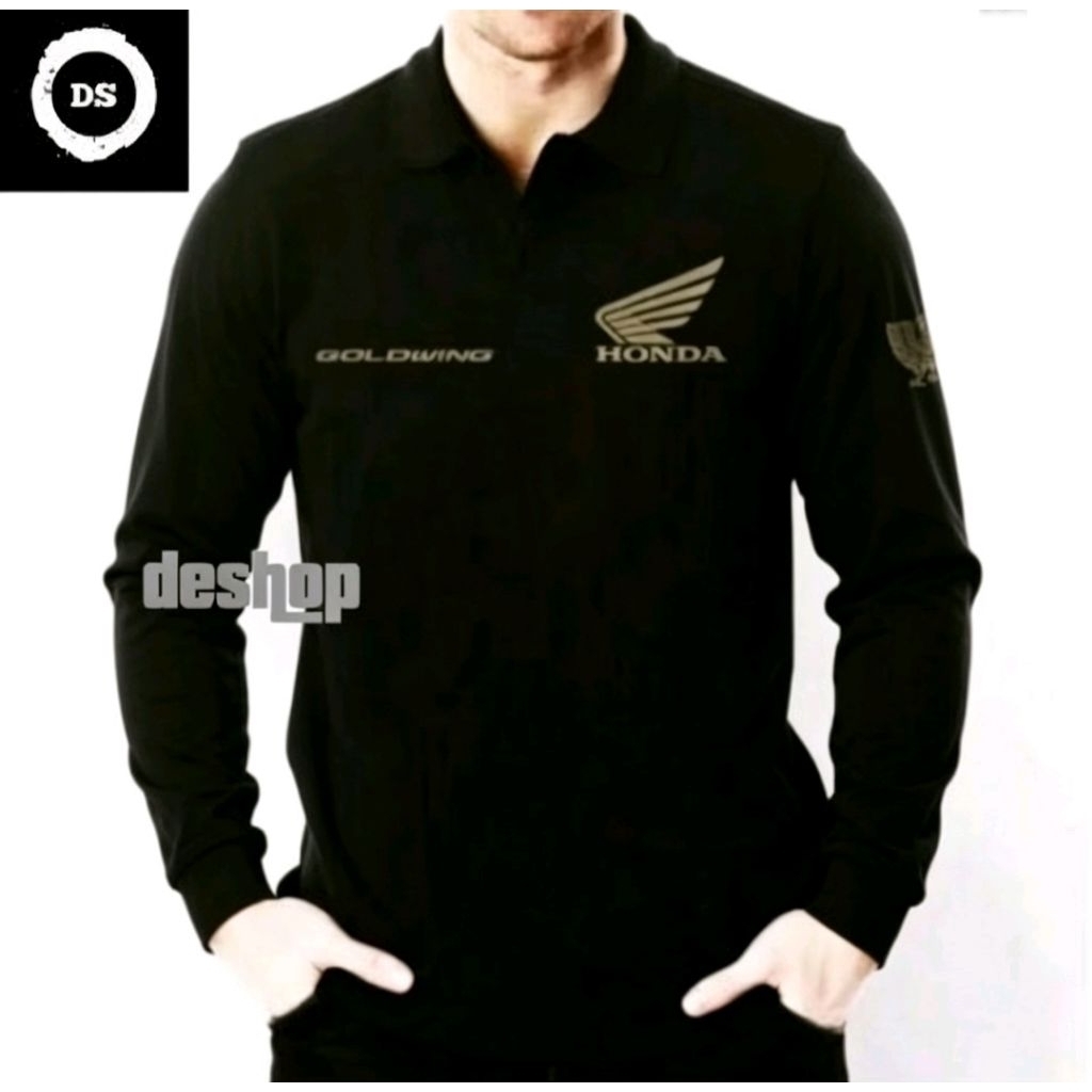 Tshirt - Polo Shirt - Polo Long Sleeve Shirt - Kaos Polo Lengan Panjang - Kaos Kerah Lengan Panjang 