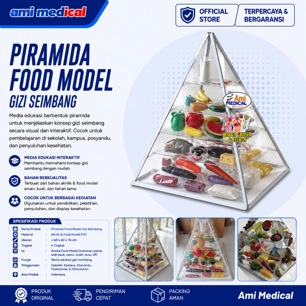 AMI MEDICAL PIRAMIDA FOOD MODEL GIZI SEIMBANG