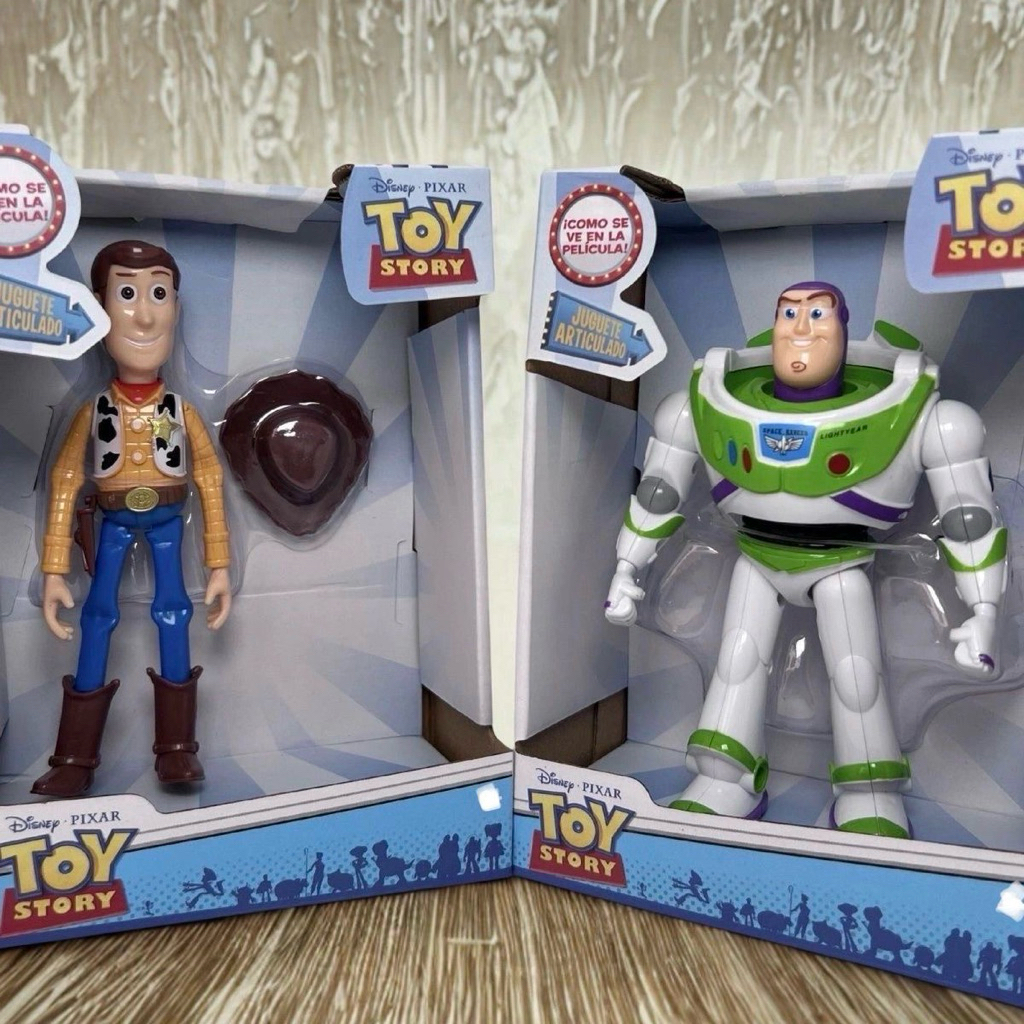 [PREORDER] Disney Toy Story Buzz Lightyear & Woody Action Figure – Figur Koleksi Original Dapat Dige