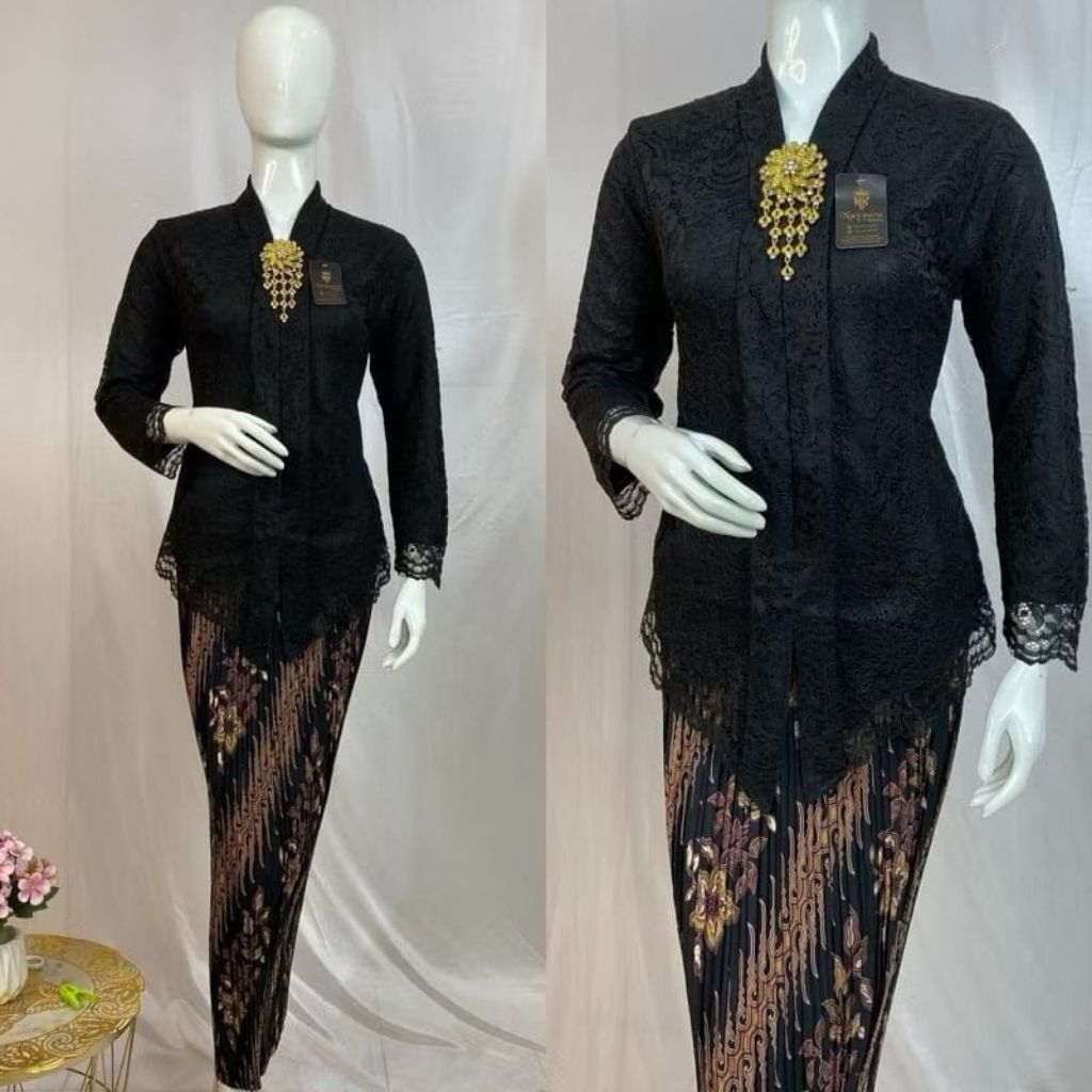 Kebaya Kartini Pendek / Kebaya Brokat / Kebaya Wisuda  / Kebaya Moderen / Kebaya New On Model
