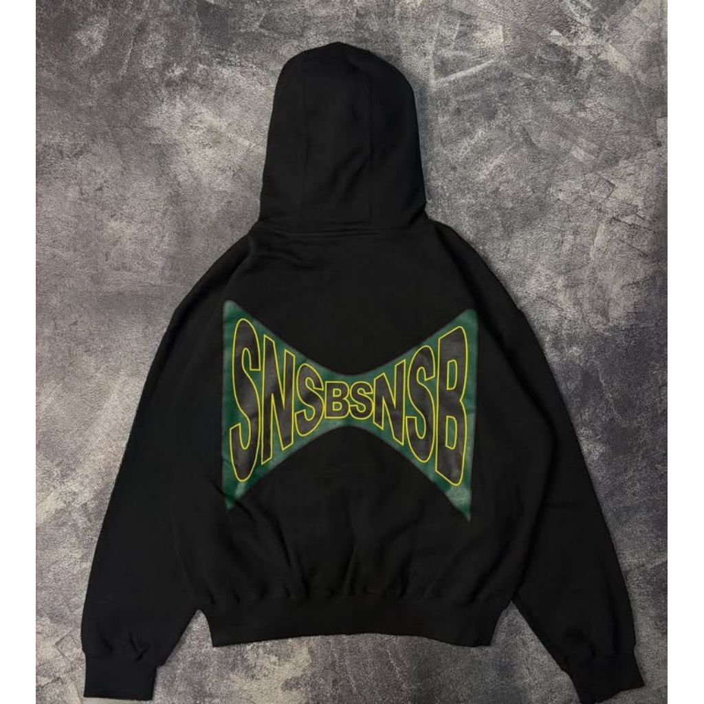 SWEATER HOODIE BOXY SNSB STROM GREEN GOBLIN OVERSIZE UNISEX PRIA WANITA COD