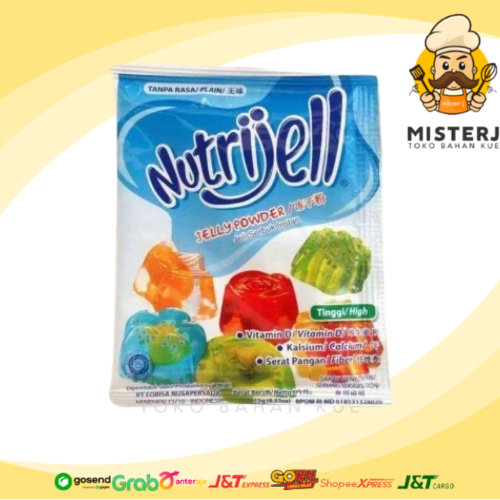 Nutrijell Reguler Plain | Nutrijell Agar Agar Plain Tanpa Rasa | 15 Gr