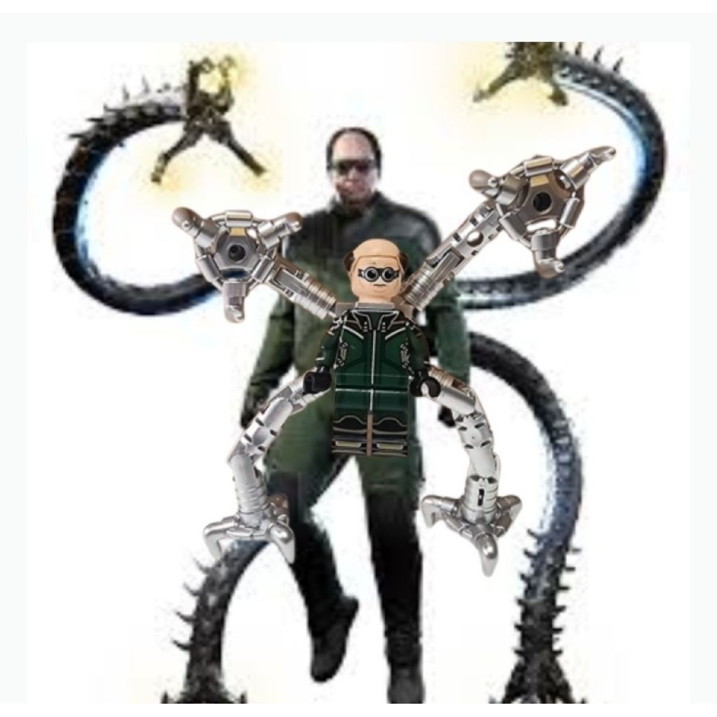 figur doctor octopus figur doc ock figur dr octopus figur alfred molina figure spiderman supervillai