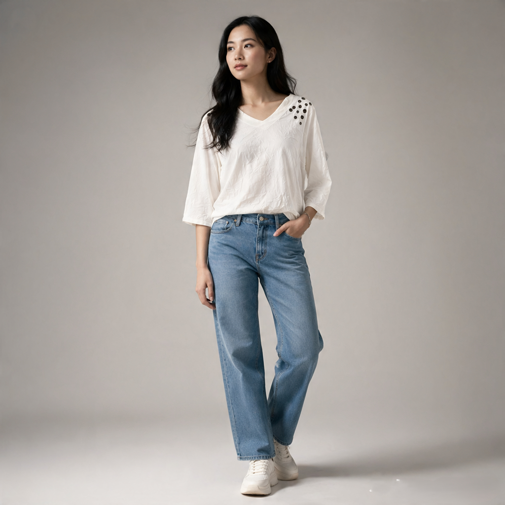 [C-02][Grade B] C'e*t 1946 Longsleeve Blouse Women | Blouse Lengan Panjang Wanita