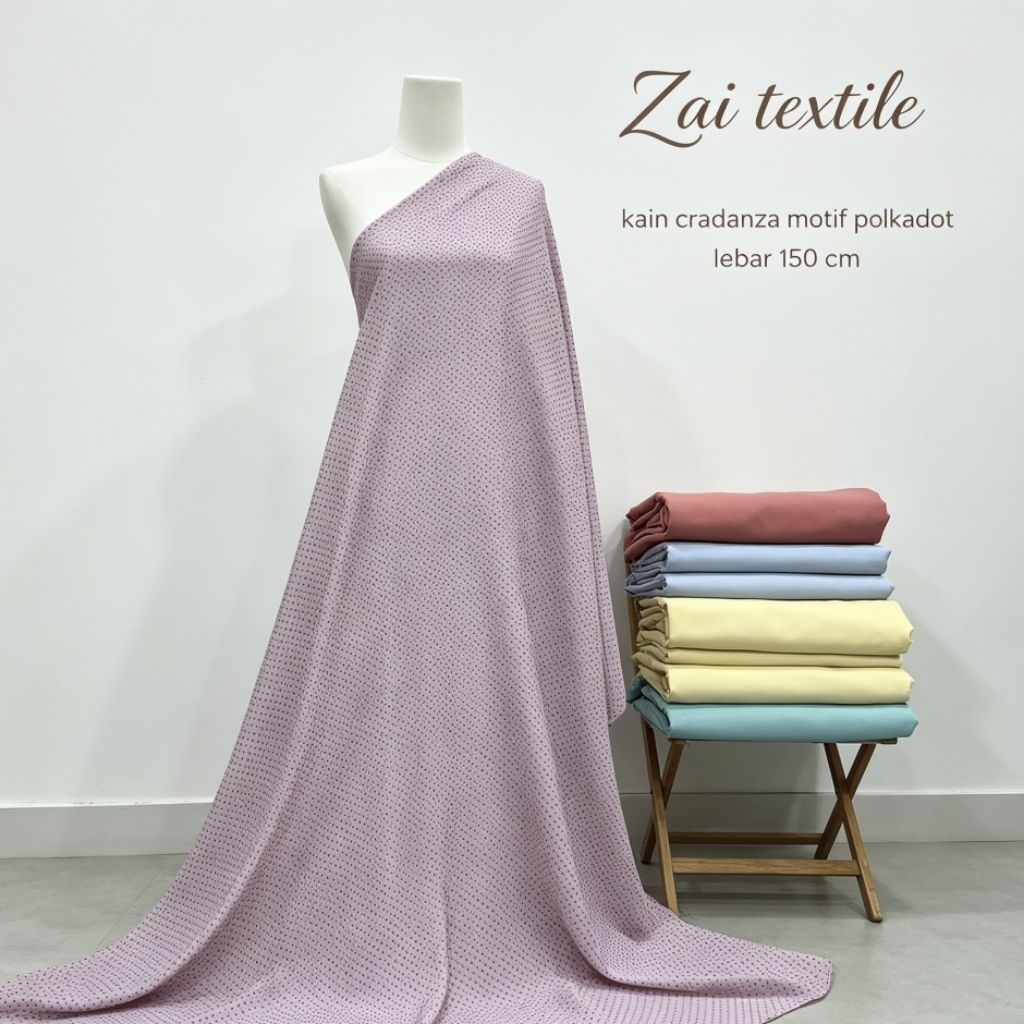 kain cradenza motif polkadot - kain motif polkadot - kain cradenza
