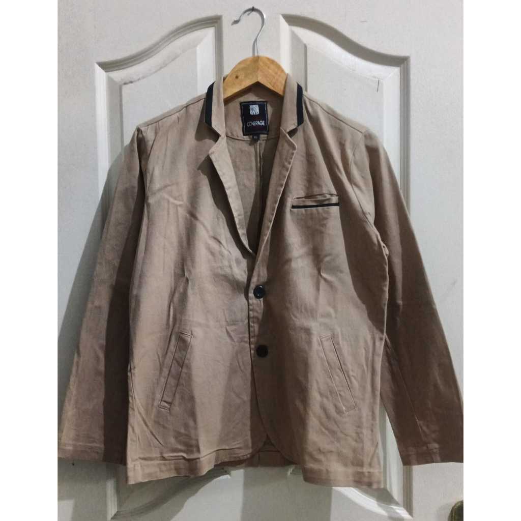 Blazer Pria Korean Style Casual (Preloved)