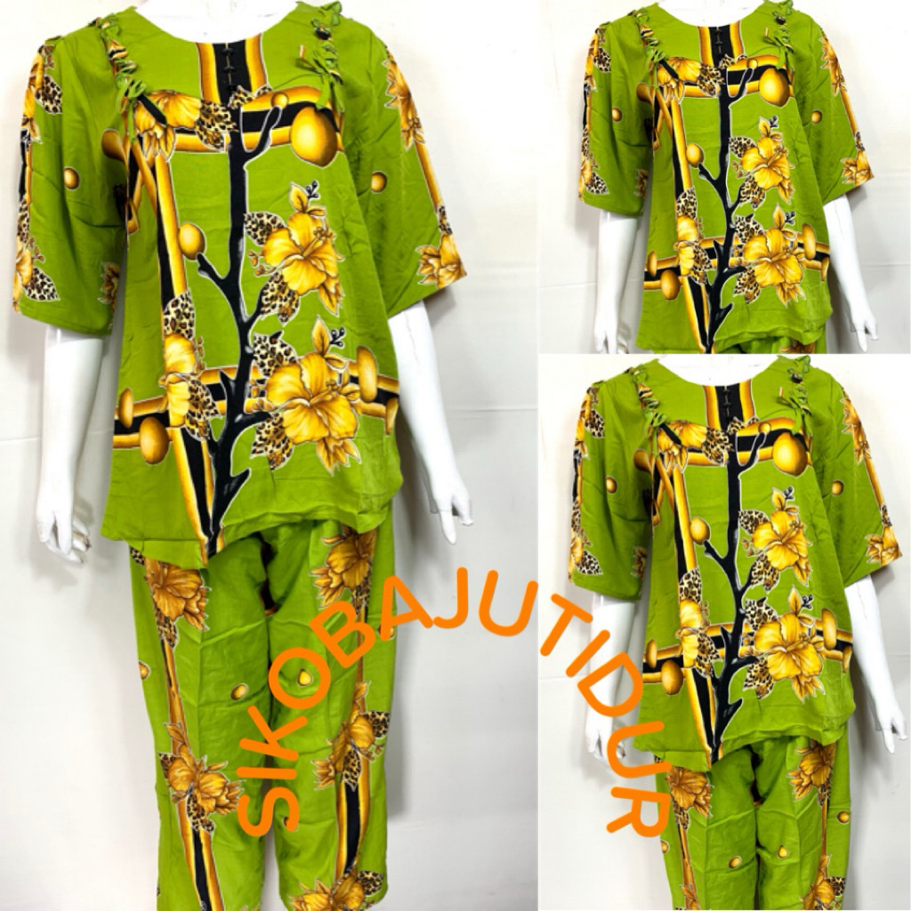 Stelan Alvin Rayon - Stelan Alvin CP ABG Lengan 3/4 | Stelan Batik Alvin ABG