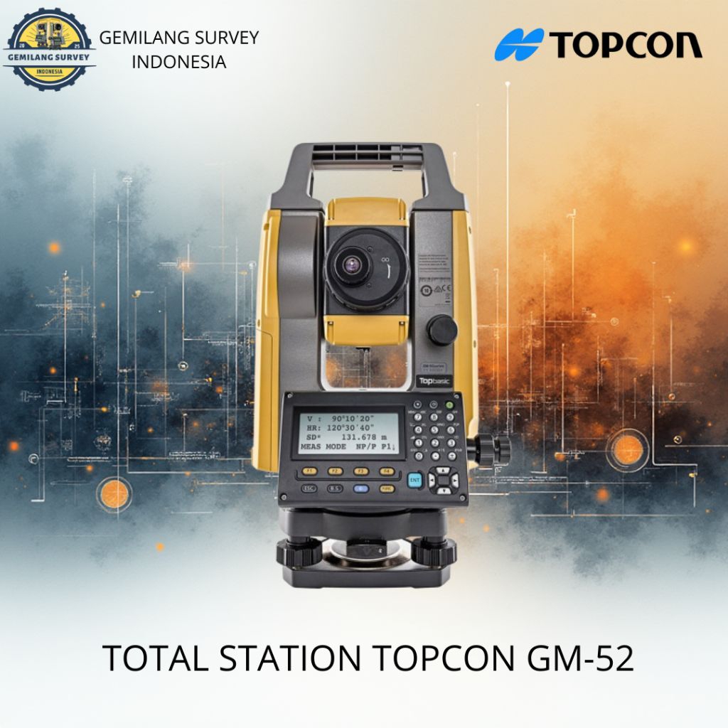 Total Station Topcon GM-52 Baru