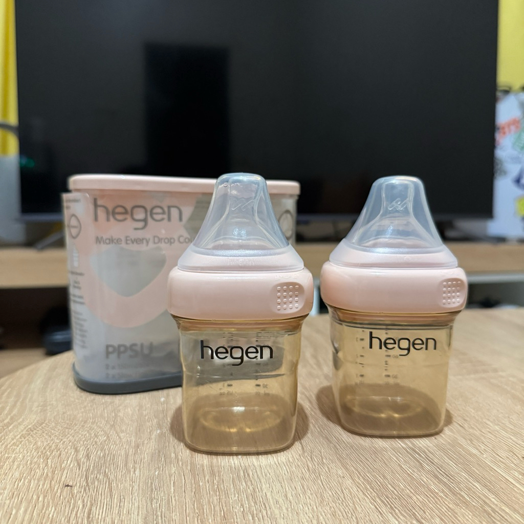 [ PRELOVED SATUAN ] BOTOL PPSU HEGEN 150ml PINK - LIKE NEW