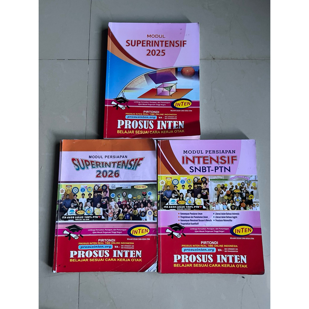 preloved buku inten