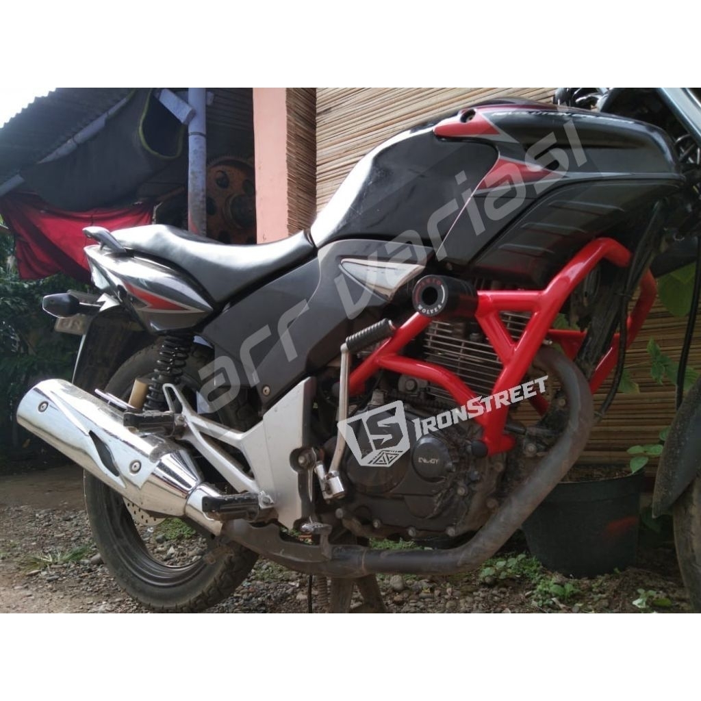 Crashbar Tiger Revo Full Protection Besi Tebal Anti Karat Aksesoris Touring Motor Tiger Revo