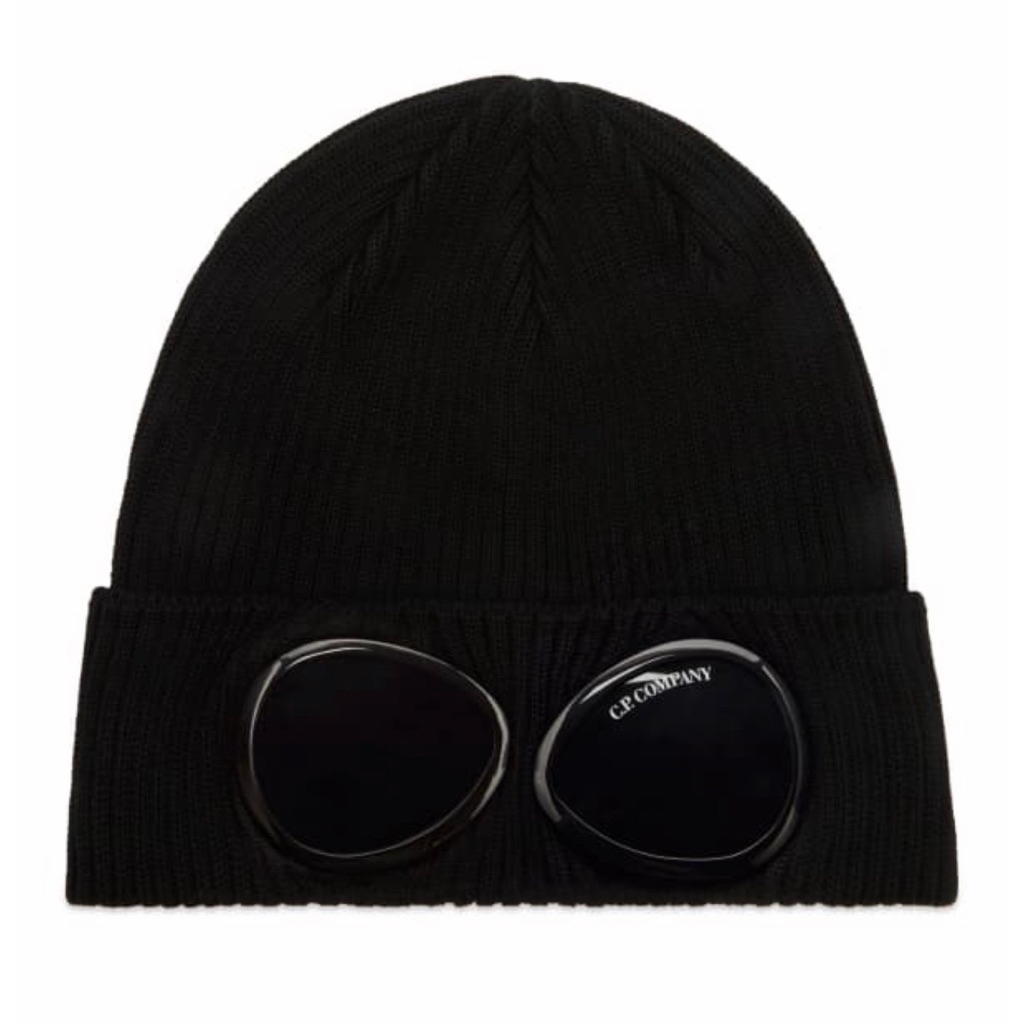 CP Company Katun Lens Goggle Beanie Black