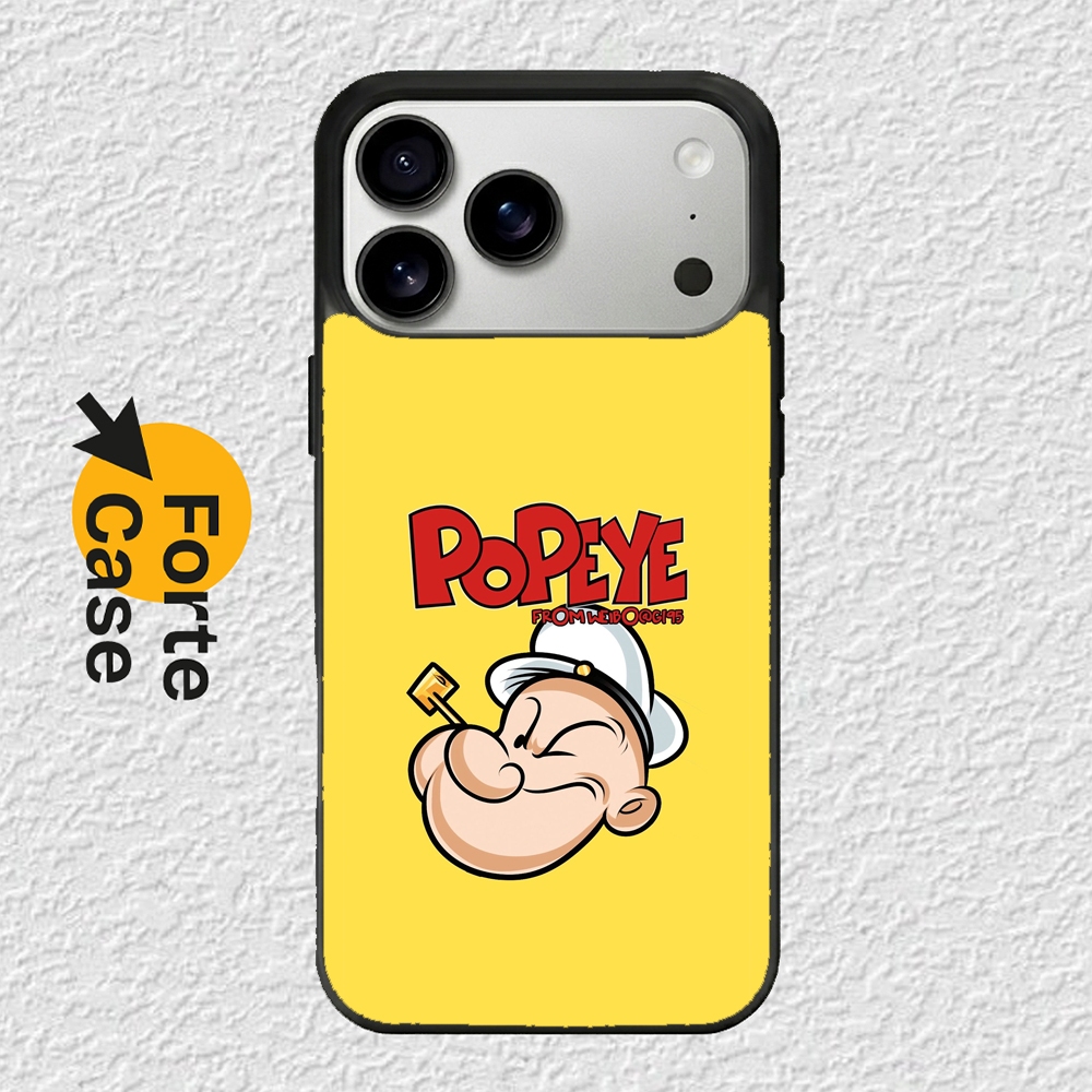 Hybrid Case Casing Softcase iPhone 17 16 15 14 13 12 11 Pro Max Mini Plus X Xs Max XR Popeye