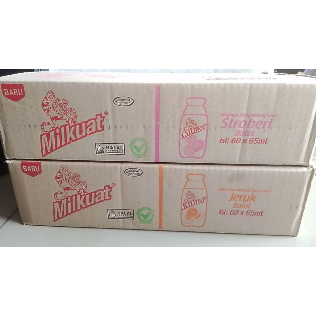 Susu Milkuat botol 65 ml 1 karton