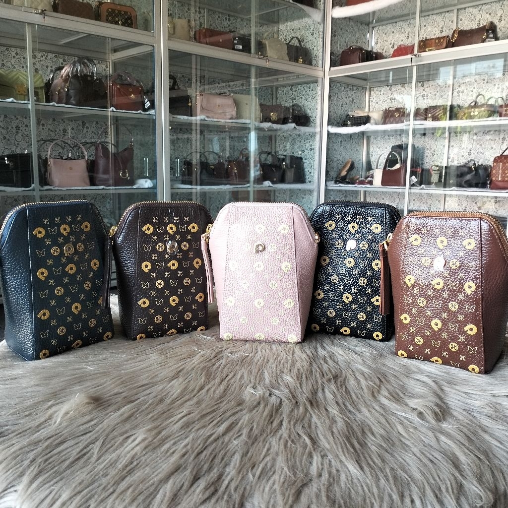 Dompet tas hp papillon D1082 warna kopi, merah,asem, hitam, cokoren,navy, biru muda, pink muda