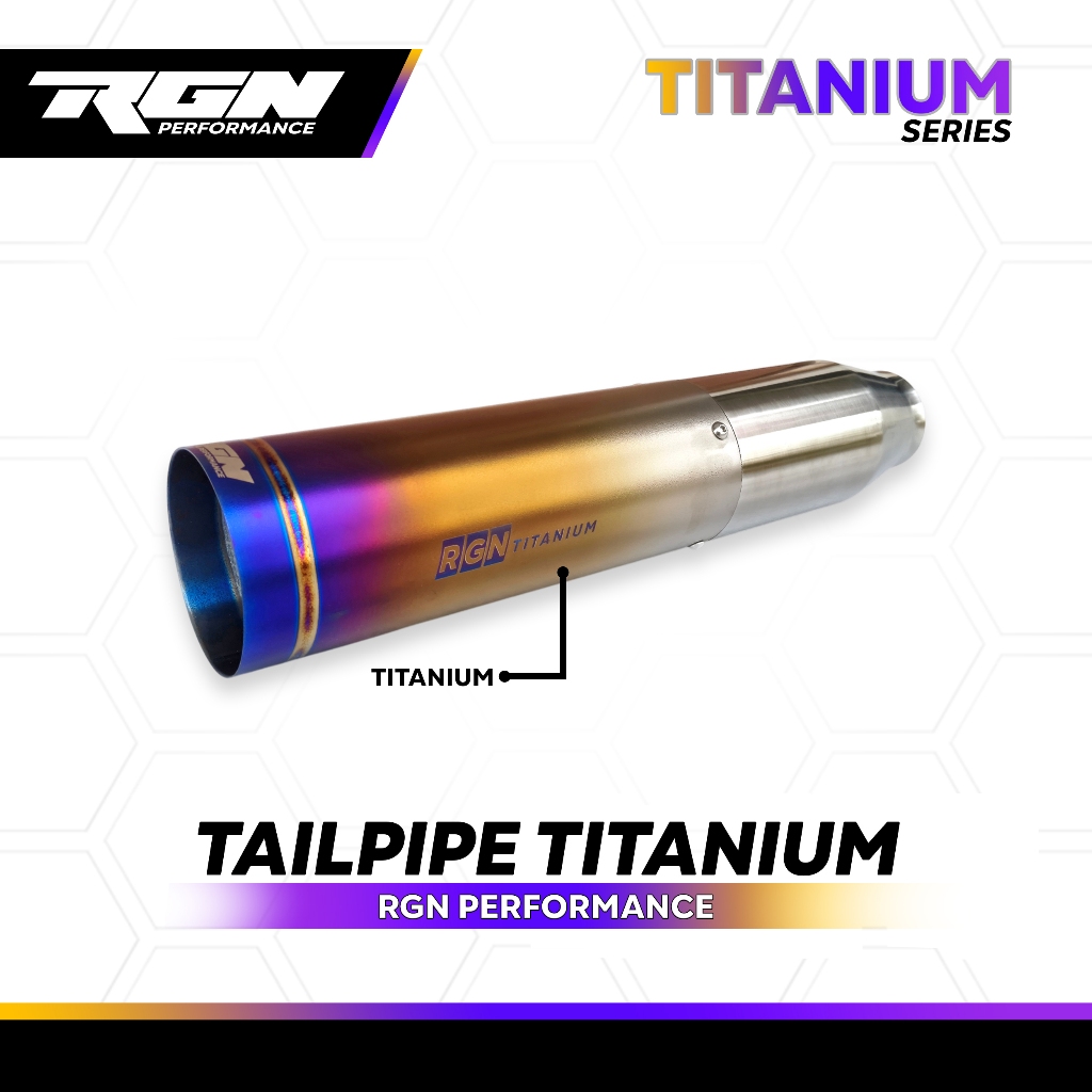 RGN Knalpot Diesel Tailpipe Titanium Original RGN PERFORMANCE
