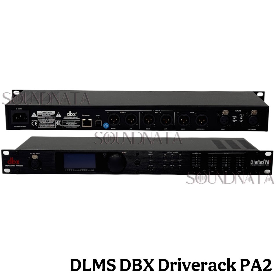 SOUNDnata.audio - DLMS DBX Driverack PA2