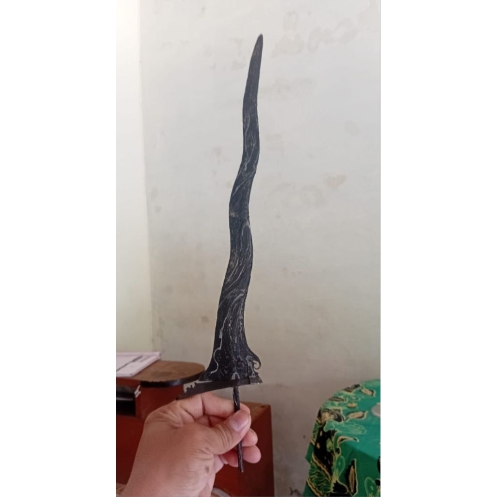 Bilah Keris Pendawa Cinarito Luk 5 Pamor Ngubet