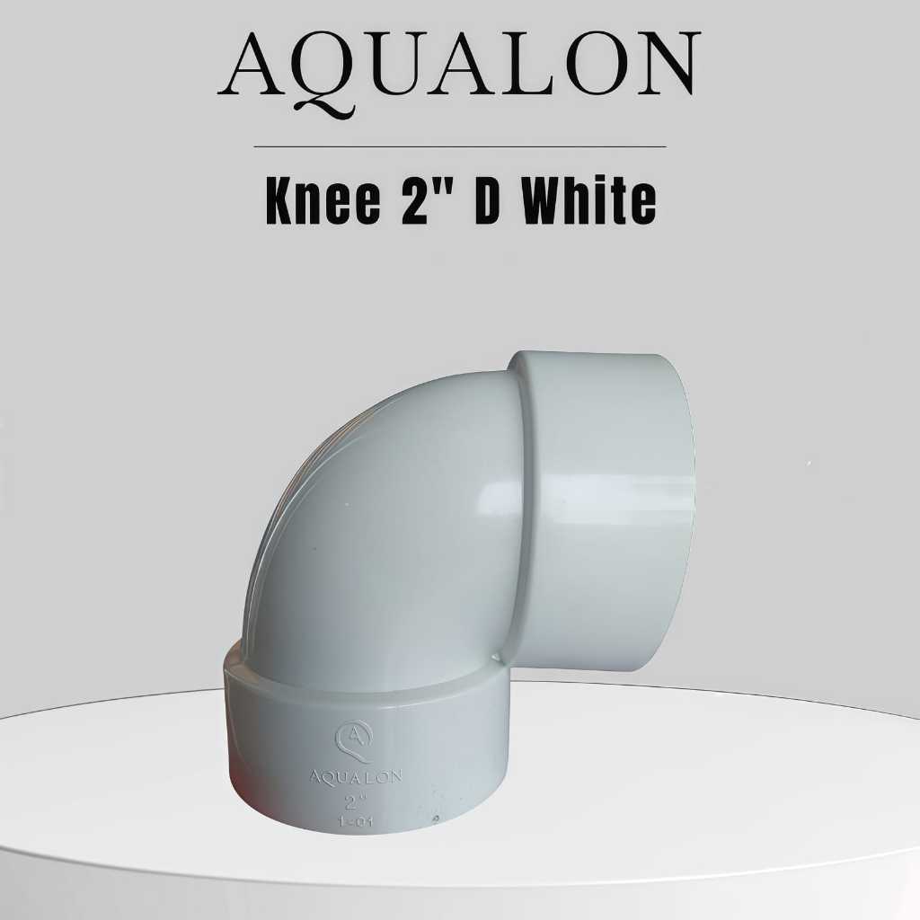 Fitting PVC Knee / Elbow 2" D AQUALON Putih