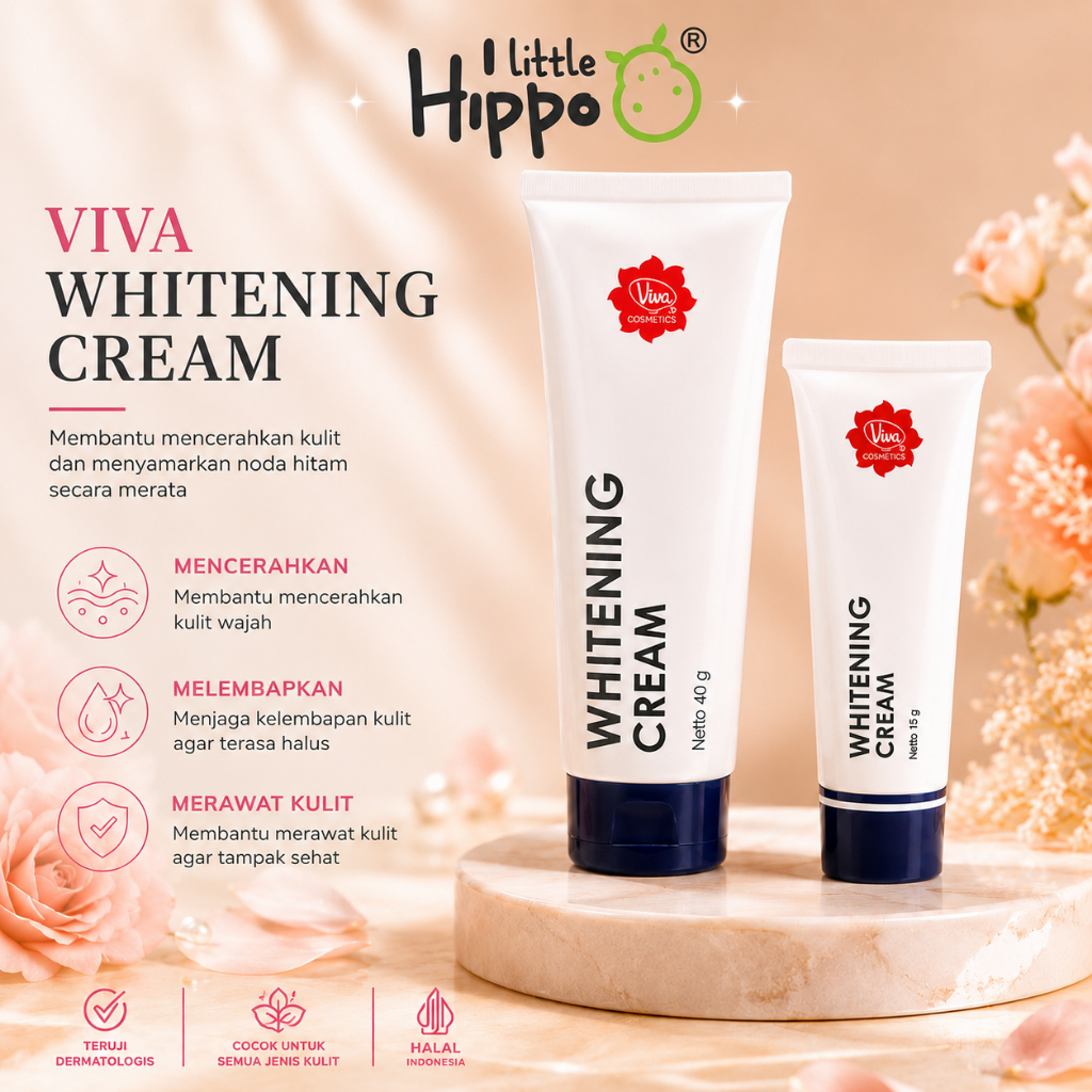 Viva Whitening Cream 15gr Cream Wajah Viva Whitening Cream Viva