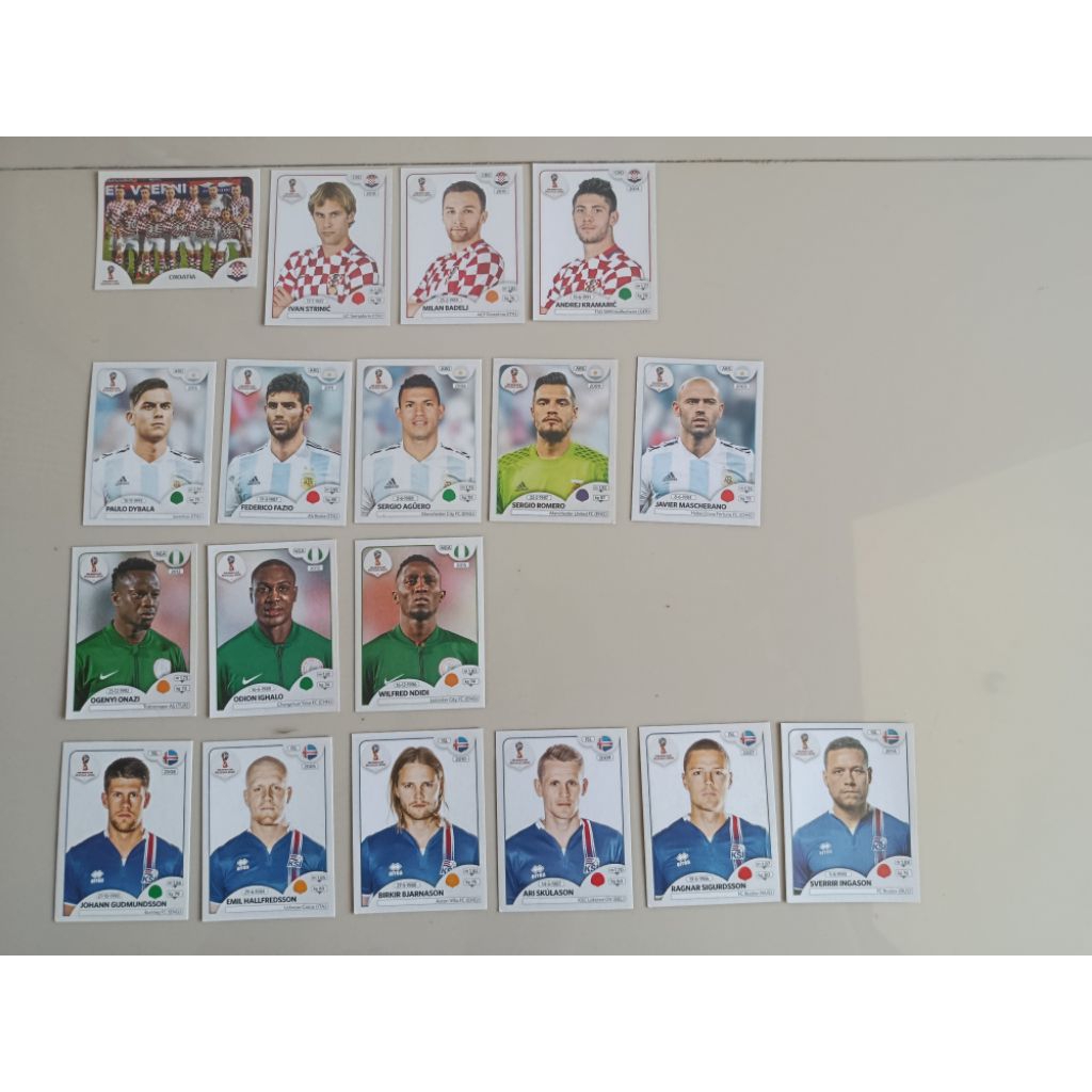 Sticker panini world cup 2018 grup D
