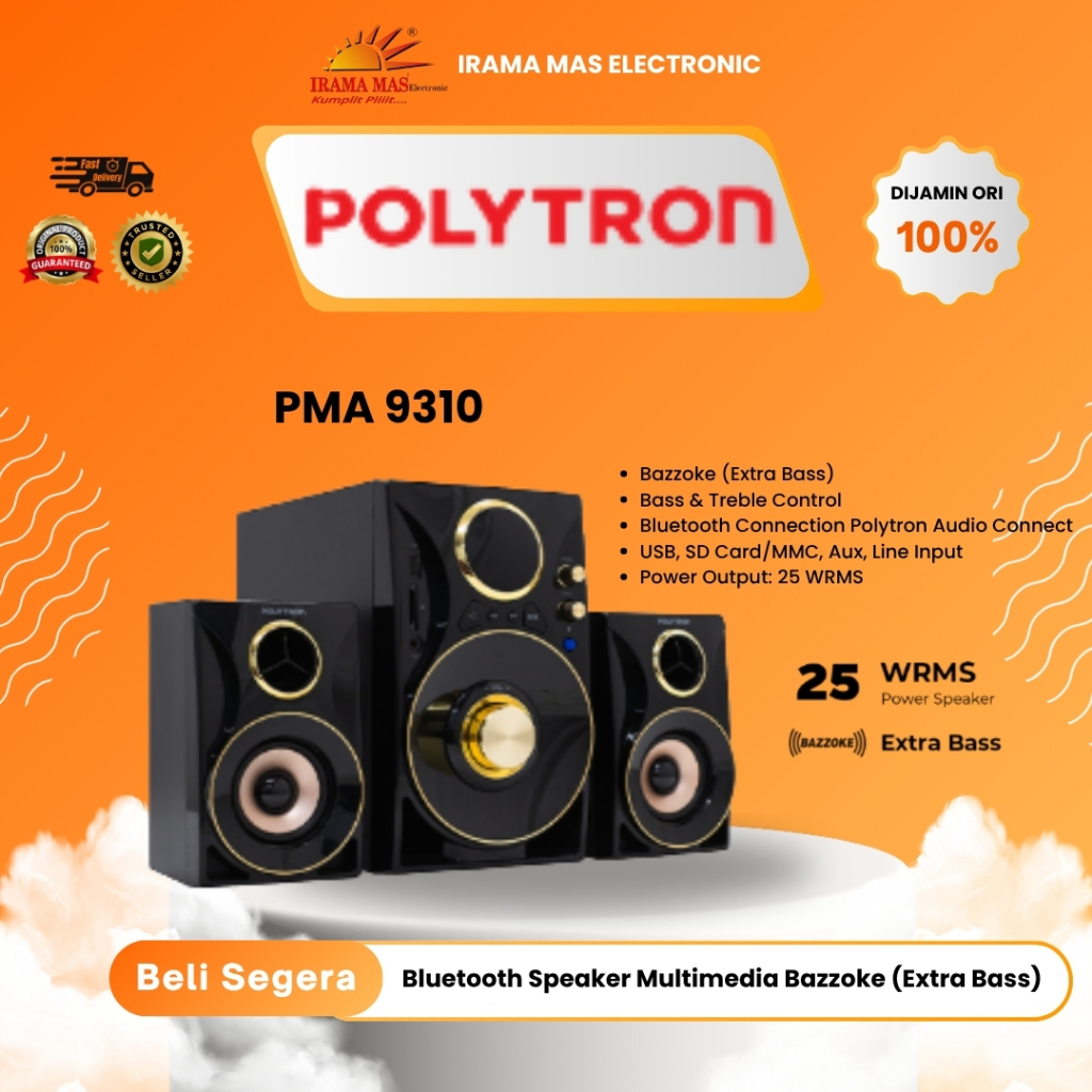 TAPE POLYTRON PMA 9310 | Bluetooth Speaker Multimedia