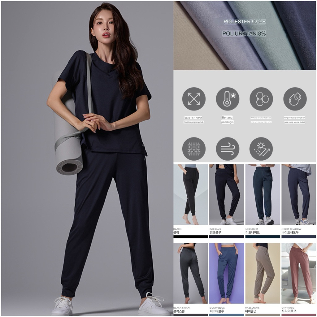 [ STL 01 ] TRAINING JOGER COOLING STL KOREA OLAH RAGA