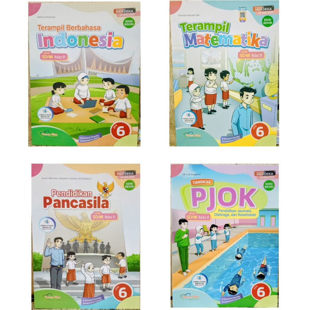 Terampil Berbahasa Indonesia Terampil Matematika Cerdas IPAS PJOK Pendidikan Pancasila SD Kelas 6 VI