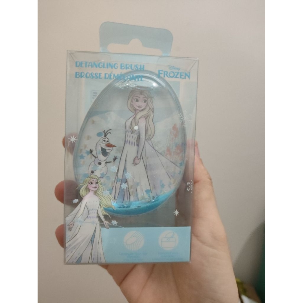 NEW Sisir Detangling Brush Disney Frozen MINISO | Sisir Anti Kusut Anak Karakter Elsa Olaf