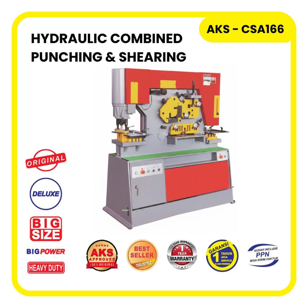 Hydraulic Combined Punching & Shearing Machine / AKS - CSA166