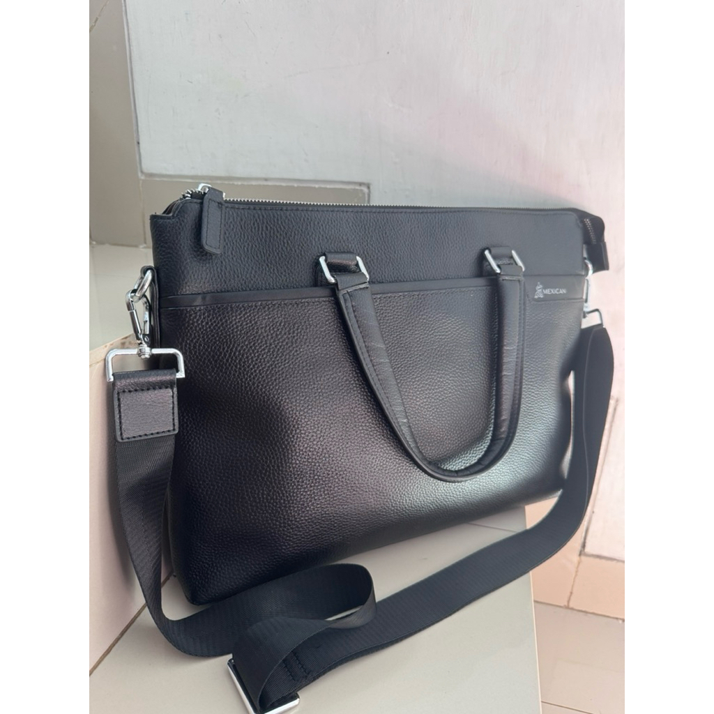 Mexican Tas selempang kulit asli