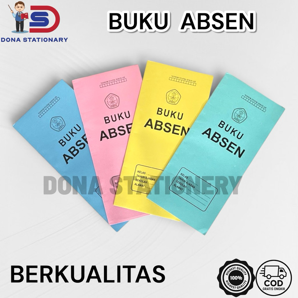 BUKU DAFTAR ABSEN SISWA / Buku Absen