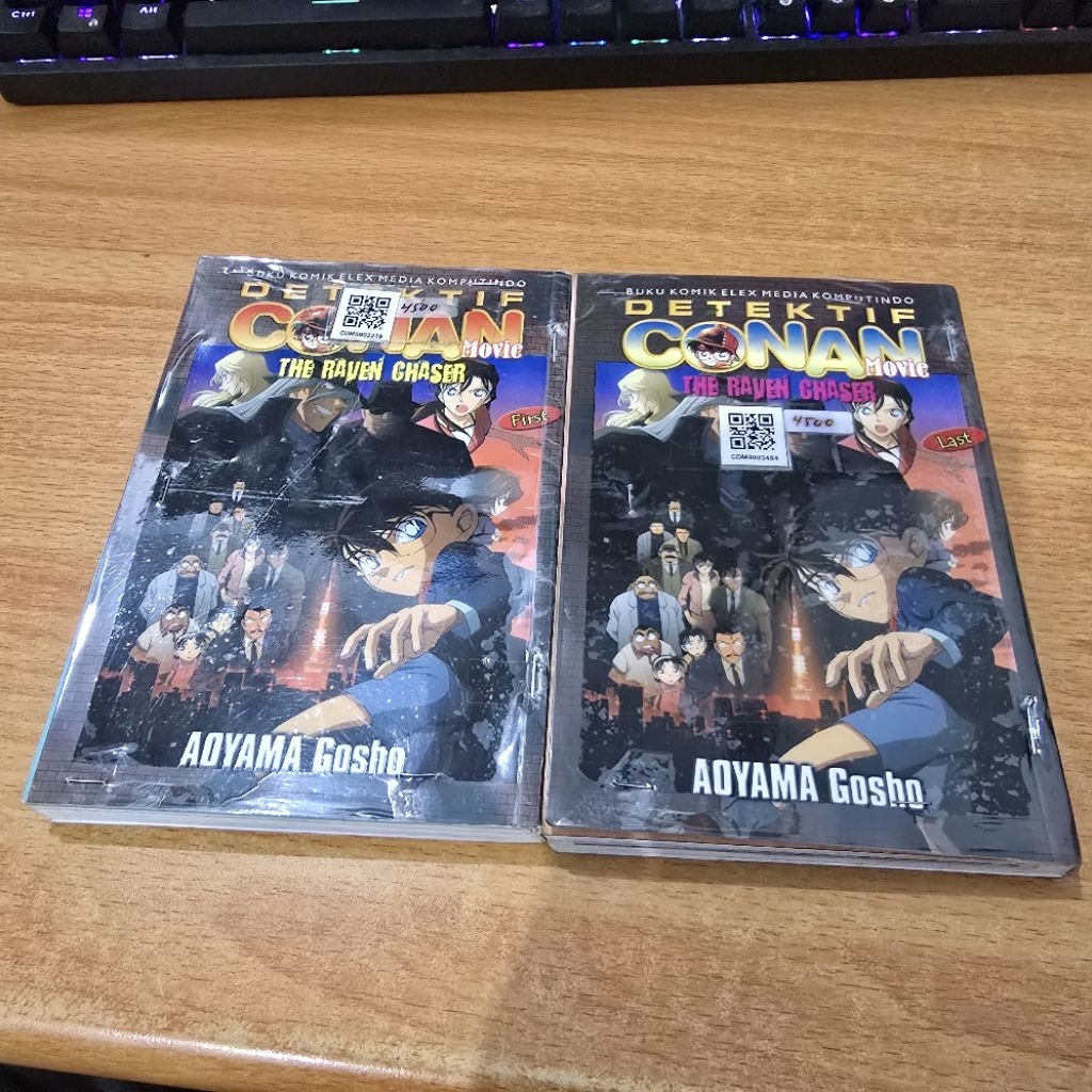 Bundle Komik Detektif Conan Movie The Raven Chaser Volume 1-2 Preloved